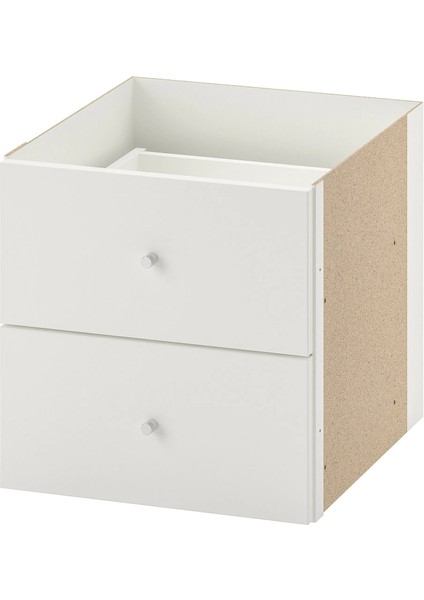Kallax Çekmeceli Ek Ünite Beyaz 33 x 33 Cm Çekmeceli