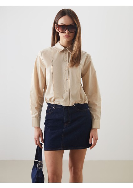 Yeni Sezon Büzgülü Kadın Gömlek