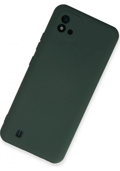 Realme C11 2021 Kılıf Nano Içi Kadife Silikon - Koyu Yeşil fiyatları