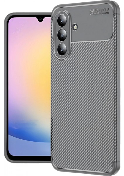 Samsung Galaxy A17 5g Auto Focus Karbon Kapak - Gri