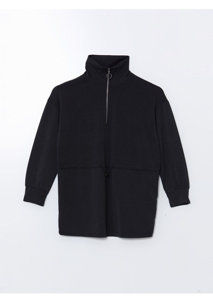Yeni Sezon Modal Karışımlı Oversize Kadın Sweatshirt Tunik indirimleri