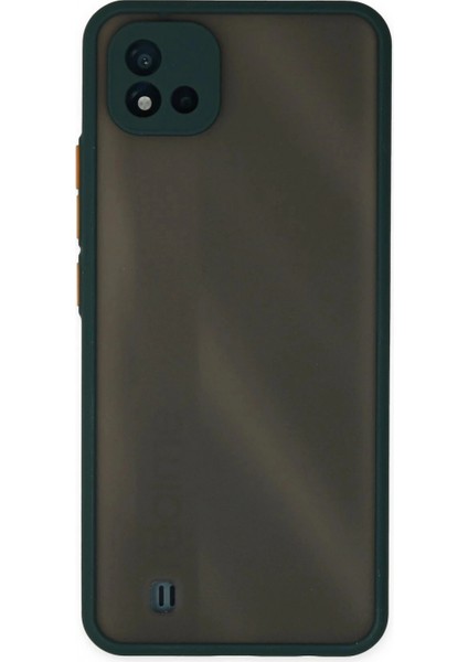Realme C11 2021 Kılıf Montreal Silikon Kapak - Yeşil