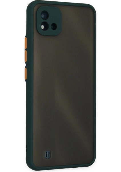 Realme C11 2021 Kılıf Montreal Silikon Kapak - Yeşil modelleri