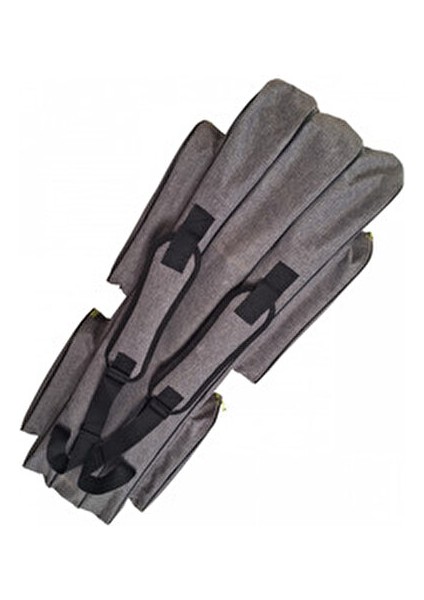 90 cm Koyu Gri Olta Kamış Çantası Ergonomik Tasarım ile Balıkçılar için İdeal Seçenek