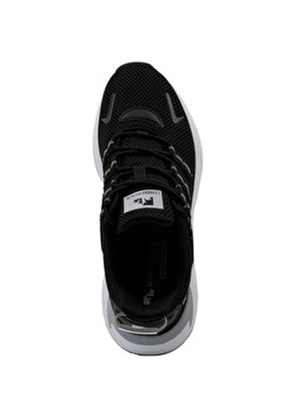 Siyah Erkek Spor Ayakkabı Tekstil Üst Kauçuk Taban Memory Foam Konfor