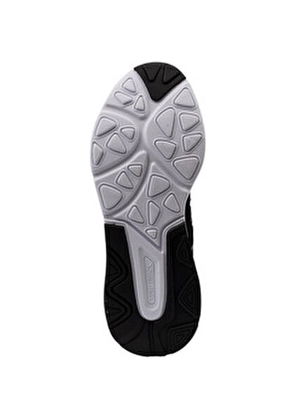 Siyah Erkek Spor Ayakkabı Tekstil Üst Kauçuk Taban Memory Foam Konfor