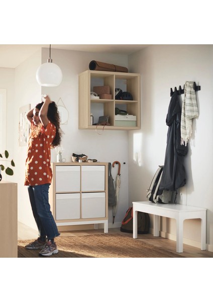 Kallax Açık Raf Ünitesi Ayağı Beyaz 76 x 39 x 18 Cm modelleri