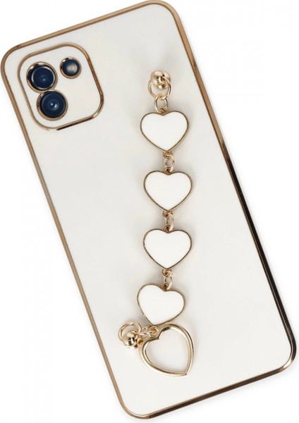 Samsung Galaxy A03 Kılıf Esila Silikon - Beyaz modelleri