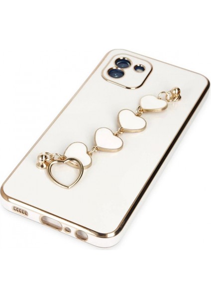 Samsung Galaxy A03 Kılıf Esila Silikon - Beyaz fırsatları