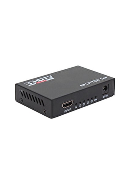 PM-12080 4 Port HDMI Dağıtıcı Uzatıcı Siyah Renk Yüksek Hız Destekli fiyatları