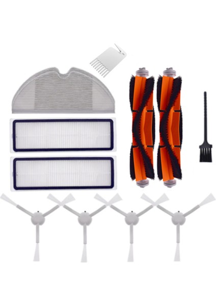Ana Yan Fırça Filtre Paspas Bezi Xiaomi Mijia 1c 2c 1t STYTJ01ZHM Dreame F9 Robotlu Süpürge Parçaları Aksesuarları (Yurt Dışından)