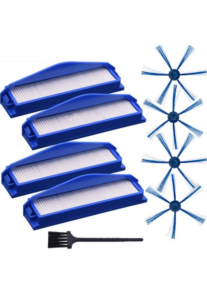 Hepa Filtre 6 Kollu Yan Fırça Philips FC8794 FC8796 FC8007 FC8792 Robotlu Süpürge Yedek Yedek Parça (Yurt Dışından)