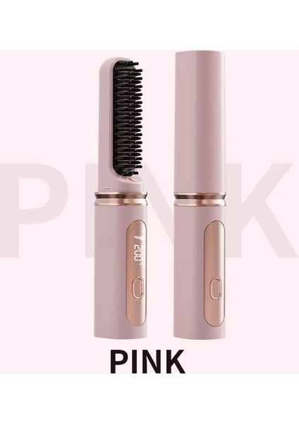 Kablosuz Saç Düzleştirici Fırça, Ayarlanabilir Sıcaklıkla Hızlı Isınan Düzleştirici Fırça, Kıvırcık Saçlar Için Ideal (Yurt Dışından) modelleri