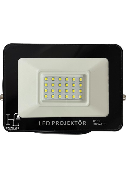 12-24 Volt 30 Watt Tablet Projektör Beyaz SMD Led Projektör