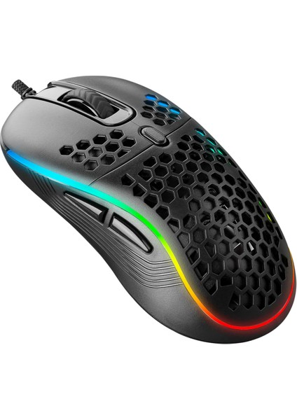 Gaming Rgb 7200 Dpı Gentle-Man Kablolu Mouse