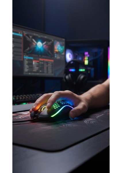 Gaming Rgb 7200 Dpı Gentle-Man Kablolu Mouse indirimleri