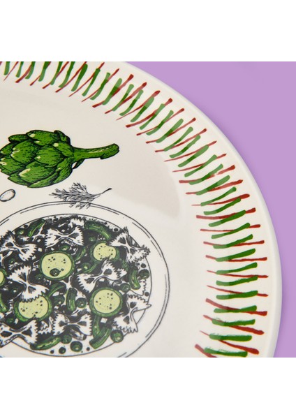 Kitchen The Best Pizza Tabağı - Renkli - 31 cm fırsatları