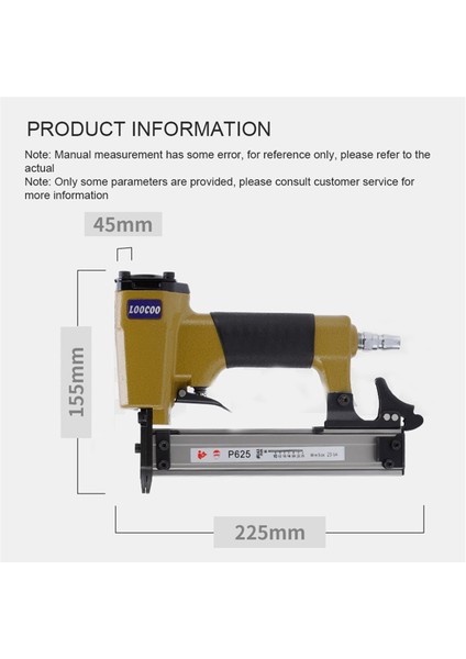 P625 Hava Çivi Çakma Makinesi 23GA Mobilya Için Küçük Sabitleme Çivi Tabancası (Yurt Dışından) fırsatları