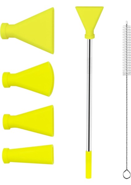 Akrilik Boya Dökme Malzemeleri Için 4 Adet Pipet Üfleme Nozulu Seti, A (Yurt Dışından)