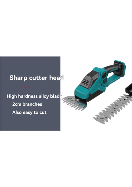 Trimmer El Tipi Çit Budama Makinesi 2 Bıçaklı Bahçe Budama Makinesi C (Yurt Dışından) modelleri
