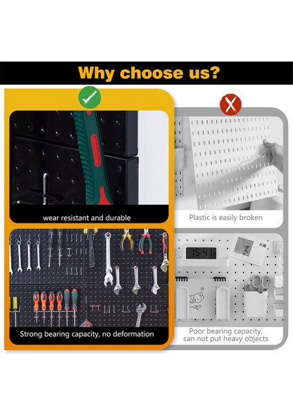 Çivi Tahtası Duvar Paneli Garaj Alet Depolama Tahtası Delikli Tahta (Yurt Dışından) modelleri