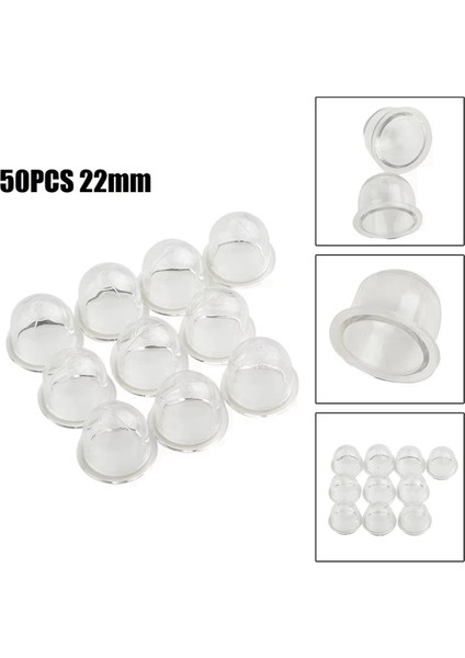 50 Adet 22MM Şeffaf Yakıt Karbüratör Primer Ampulü Yağ Kabarcığı (Yurt Dışından) fırsatları
