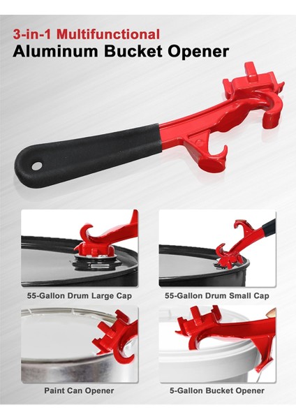 2'li Paket 3'ü 1 Arada Bung Anahtarı ve Kova Açacağı Aleti (Yurt Dışından) fırsatları