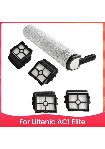 Ultenic Ac1 Elite Zemin Vakum Temizleyicisi Aksesuar Kitleri Için Yedek Fırça Silindiri ve Hepa Filtresi (Yurt Dışından)