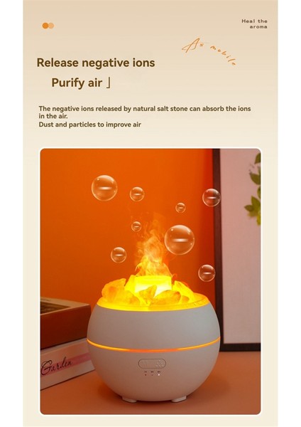 Tuz Taşı LED Işık Nemlendirici USB Aromaterapi Gece Işık Misti Hava Nemlendirici Yatak Odası Ev Masaüstü Ofis (Yurt Dışından) fiyatları