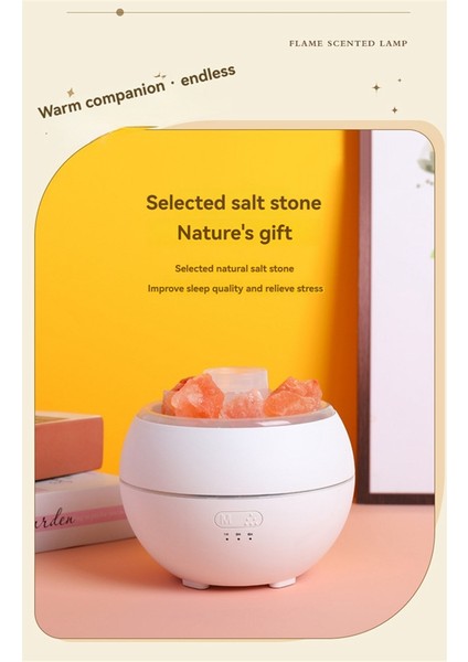 Tuz Taşı LED Işık Nemlendirici USB Aromaterapi Gece Işık Misti Hava Nemlendirici Yatak Odası Ev Masaüstü Ofis (Yurt Dışından) modelleri