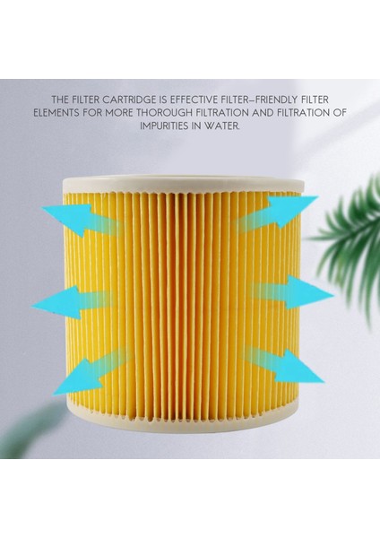 Karcher Elektrikli Süpürgeler Için En Iyi Kalitede Yedek Hava Toz Filtresi Torbaları Kartuş Hepa Filtre WD2250 WD3.200 Mv2 Mv3 Wd3 (Yurt Dışından) fiyatları