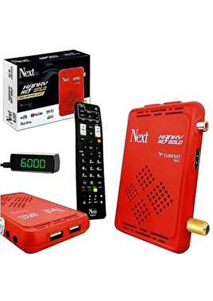Next Kanky HD Gold Uydu Alıcısı Full HD Görüntü Kalitesi ile HDMI Desteği fiyatları
