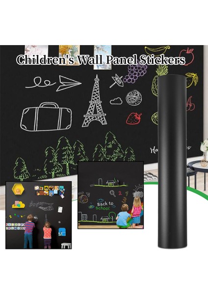 45X100CM Manyetik Kara Tahta Duvar Çıkartmaları Çocuklar Tebeşir Çizim Notu Notu Ofis Beyaz Tahta Yeşil Kendi Yapışkanlı Çıkarılabilir Siyah (Yurt Dışından) fırsatları