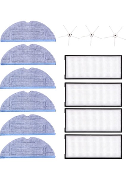 Aksesuarları Xiaomi Roborock S7 T7 T7S Artı Elektrikli Süpürge Yedek Parça Paspas Bezi Hepa Filtre Yan Fırça (Yurt Dışından)