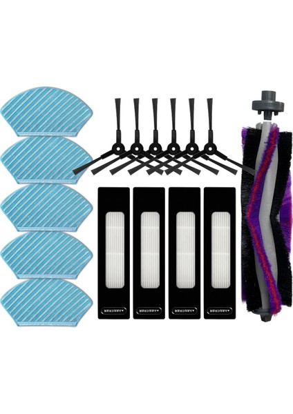 Ana Yan Fırça Filtresi ve Paspas Bezi Için Yedek Aksesuarlar Vacuumm7 M7 Pro I10 M71CN Robotik Elektrikli Süpürge (Yurt Dışından)