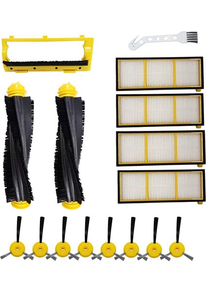 Ana Yan Fırça Filtresi Köpekbalığı Iyon Robotu Için Yedek Aksesuarlar RV700,RV720,RV750,RV750C,RV755 Robotik Elektrikli Süpürge (Yurt Dışından)