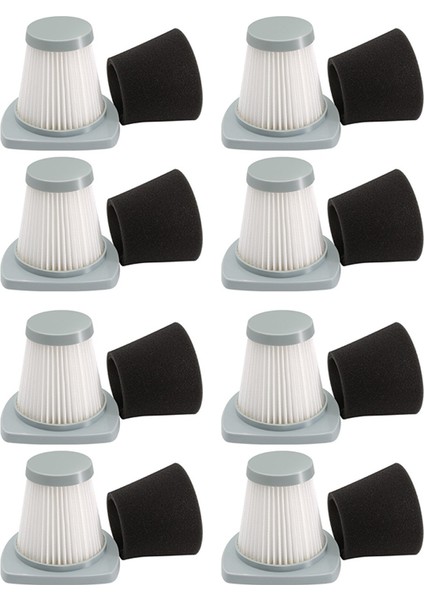 8 Takım Hepa Filtre Filtre Elemanları Hepa Sünger Seti Elektrikli El Süpürgesi Aksesuarları Haier ZL601R/ZL601A Için Uygun (Yurt Dışından)