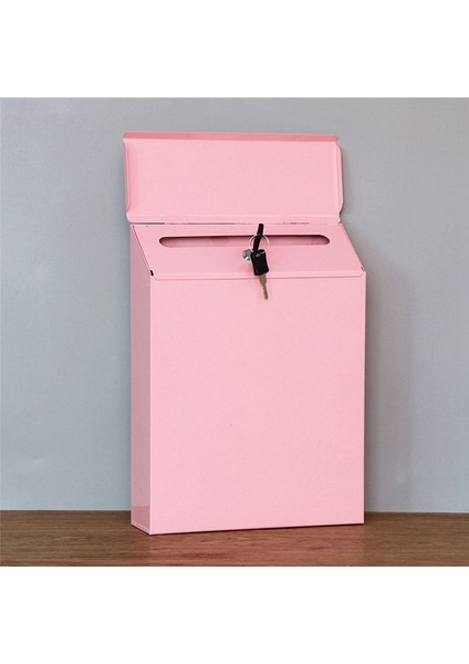 Duvara Monte Posta Kutusu Kilitlenebilir Posta Kutusu Duvar Koleksiyonu Kutusu Çiftlik Evi Posta Kutusu ile Ev Ofis Pembesi Için Uygun (Yurt Dışından) fiyatları