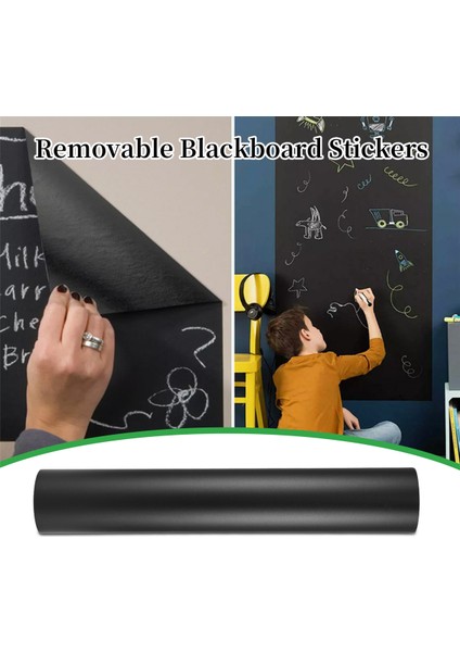 45X100CM Manyetik Kara Tahta Duvar Çıkartmaları Çocuklar Tebeşir Çizim Notu Notu Ofis Beyaz Tahta Yeşil Kendi Yapışkanlı Çıkarılabilir Siyah (Yurt Dışından) indirimleri
