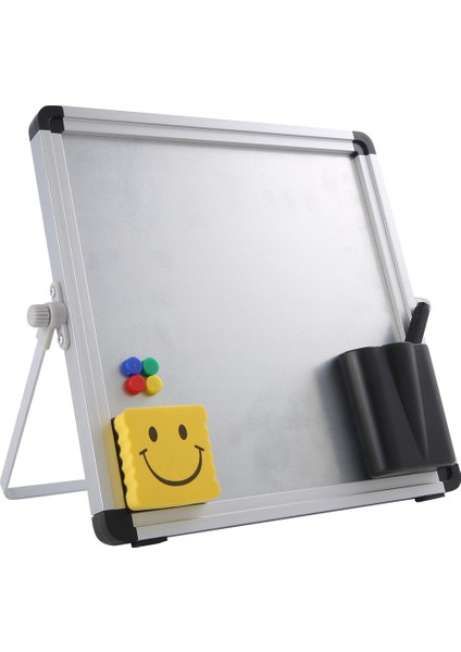 Küçük Masaüstü Kuru Silme Tahtası Taşınabilir Küçük Manyetik Çift Taraflı Beyaz Tahta Şövale Çocuklar Için Yapmak Için Liste Beyaz Tahta Ev Ofis Okulu (Yurt Dışından)