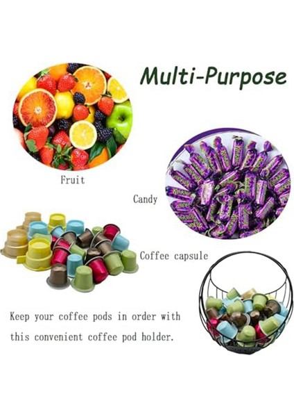 Kahve Pod Tutucu, Sayacı Için Bardak Sahibi, Kahve Pod Organizatörü Kahve Kupası Sepeti Ev Veya Ofis Mutfak Sayacı (Yurt Dışından) indirimleri