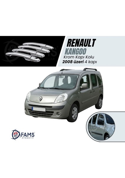Renault Kangoo Krom Kapı Kolu 4 Kapı 2008 Üzeri P. Çelik