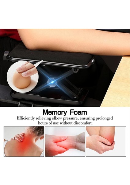 Ayarlanabilir Ofis Sandalyesi Koltuk Pedleri, Bellek Köpük Sandalyesi Kartları, Ergonomik Oyun Arşap Yastığı, Dirsek Destek Yastığı (Yurt Dışından) indirimleri