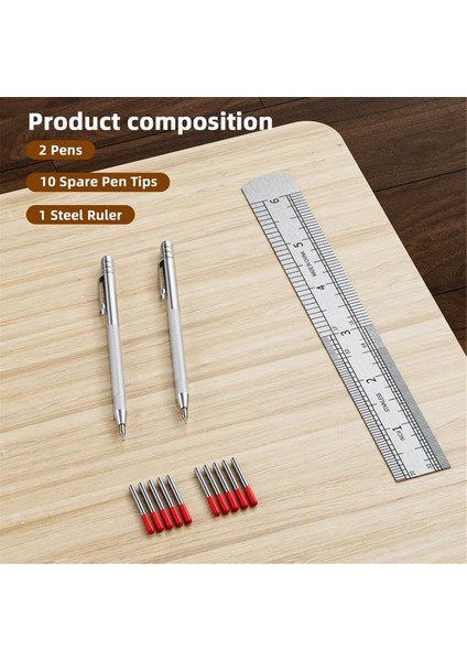 2'li Paket Tungsten Karbür Çizici, Metal Çizici Alet Sapı ve Mıknatıs (Yurt Dışından) fiyatları