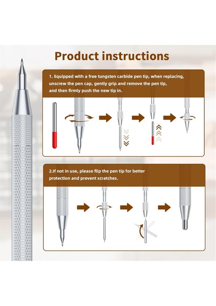 2'li Paket Tungsten Karbür Çizici, Metal Çizici Alet Sapı ve Mıknatıs (Yurt Dışından) fırsatları