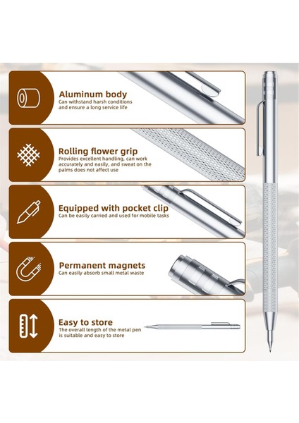 2'li Paket Tungsten Karbür Çizici, Metal Çizici Alet Sapı ve Mıknatıs (Yurt Dışından) indirimleri