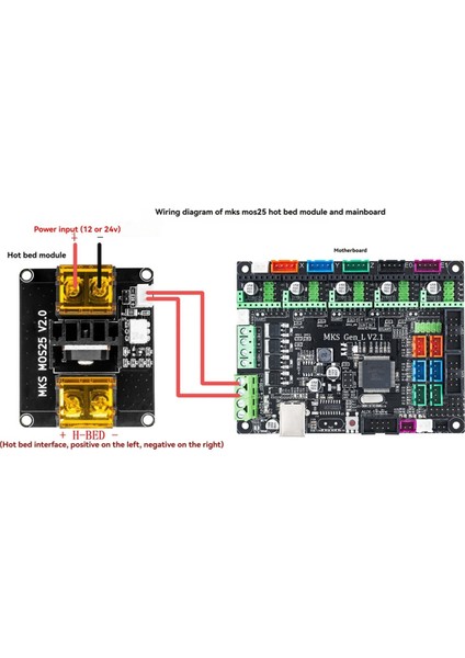 Mks MOS25 3D Yazıcı Parçaları Isı Yatağı Ekstrüder Mos Module Için Isıtma Kontrolör Büyük Akım 25A (Yurt Dışından) fiyatları