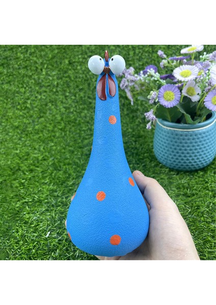 Reçine Uzun Boyunlu Tavuk Süsleri Bahçe Avlusu Dış Mekan Dekorasyon Aptal Tavuk Heykelleri Ofis Masturinler C (Yurt Dışından) fırsatları