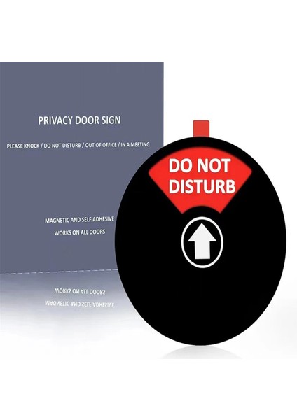 4pcs Akrilik Gizlilik Işareti, Rahatsız Etmeyin/lütfen Ofis Çıkın/bir Toplantı Işaretinde, Ofis Kapısı Işareti (5inch, Siyah) (Yurt Dışından) modelleri