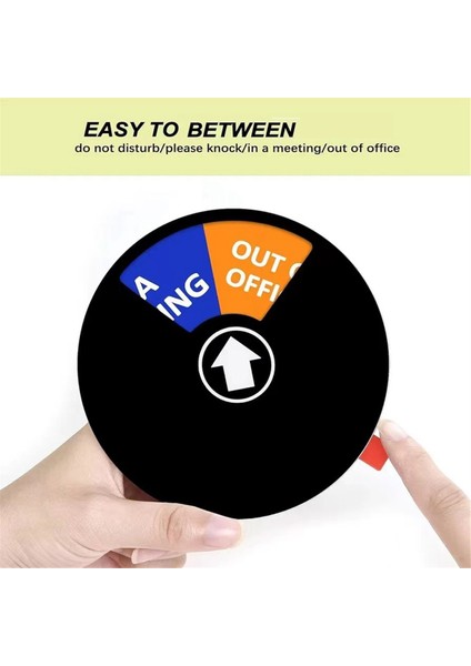 4pcs Akrilik Gizlilik Işareti, Rahatsız Etmeyin/lütfen Ofis Çıkın/bir Toplantı Işaretinde, Ofis Kapısı Işareti (5inch, Siyah) (Yurt Dışından) fırsatları
